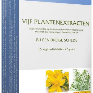 Cydonia Vijf Plantenextracten Vaginaalzetpillen 10st