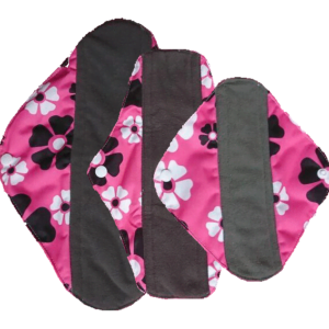 Alvababy wasbaar maandverband probeerset (bamboe) (Kleur: Roze)