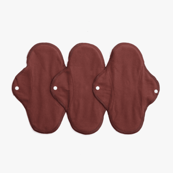 ImseVimse Full Cycle Kit - wasbaar maandverband en inlegkruisjes (Kleur: warm bruin)