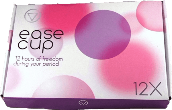 EaseCup menstruatiedisk – platte menstruatiecups – zorgeloze menstruatie (Aantal: 1 x EaseCup 12 pack (12 easecups))